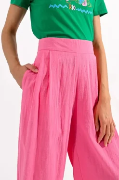 High Waist Pants - Pink