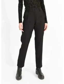 High Waist Trousers - Black