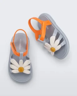 Hip Bloomy Sandal - Blue/Orange