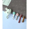 Honey Bunny Hair Clip Set (set of five)