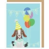 Hungry Goat Birthday Card