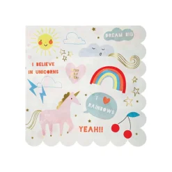 I Believe In Unicorns Large Napkins