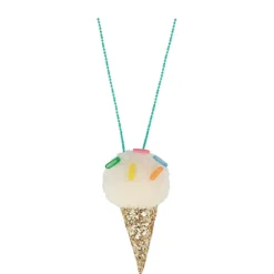 Ice Cream Pompom Necklace