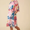 Ines Pink Isilah Floral Dress
