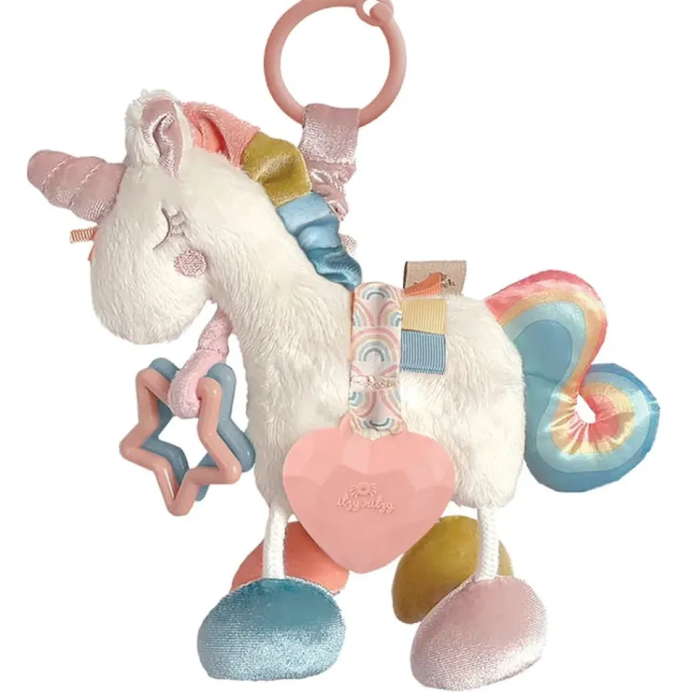 Itzy Friends Link & Love™ Activity Plush with Teether Toy - Unicorn