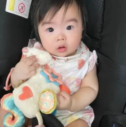 Itzy Friends Link & Love™ Activity Plush with Teether Toy - Unicorn