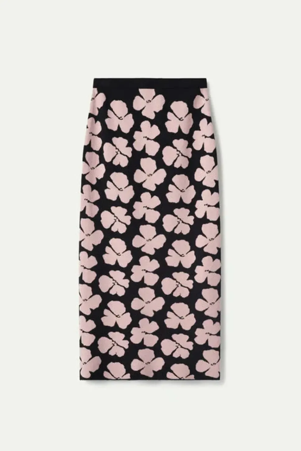 Jacinto Floral Print Jacquard Knit Skirt