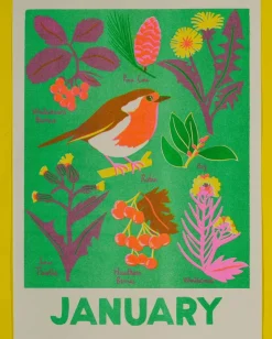 January Forage Print
