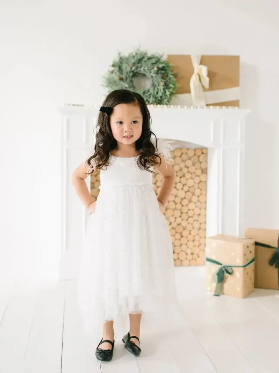 Jolie Dress in Fresh Snow