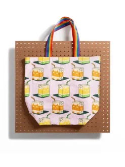 Juice Box Cat Tote Bag