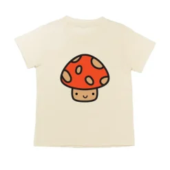 Kawaii Mushroom Baby + Kid Tee