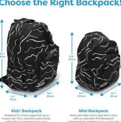 Kids Backpacks | Navy Forest
