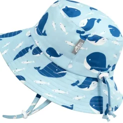 Kids Cotton Bucket Hats | Blue Whale