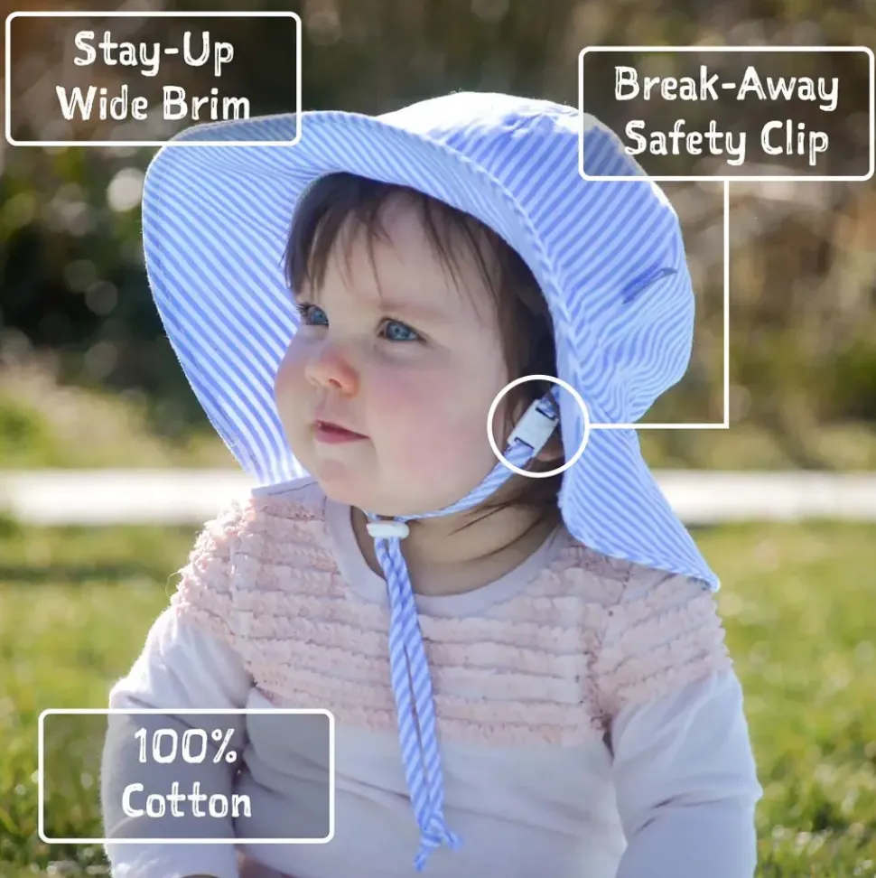 Kids Cotton Floppy Hats | Pretty Petals