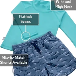 Kids UV Rashguard Top | Lagoon