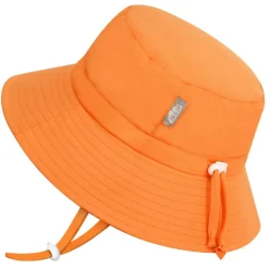 Kids Water Repellent Bucket Hat | Bright Orange