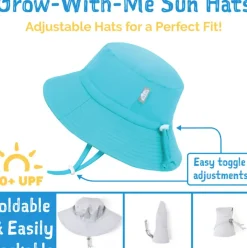 Kids Water Repellent Bucket Hats | Pink Strawberry