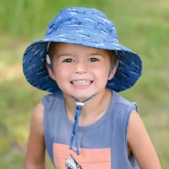 Kids Water Repellent Bucket Hats | Shark