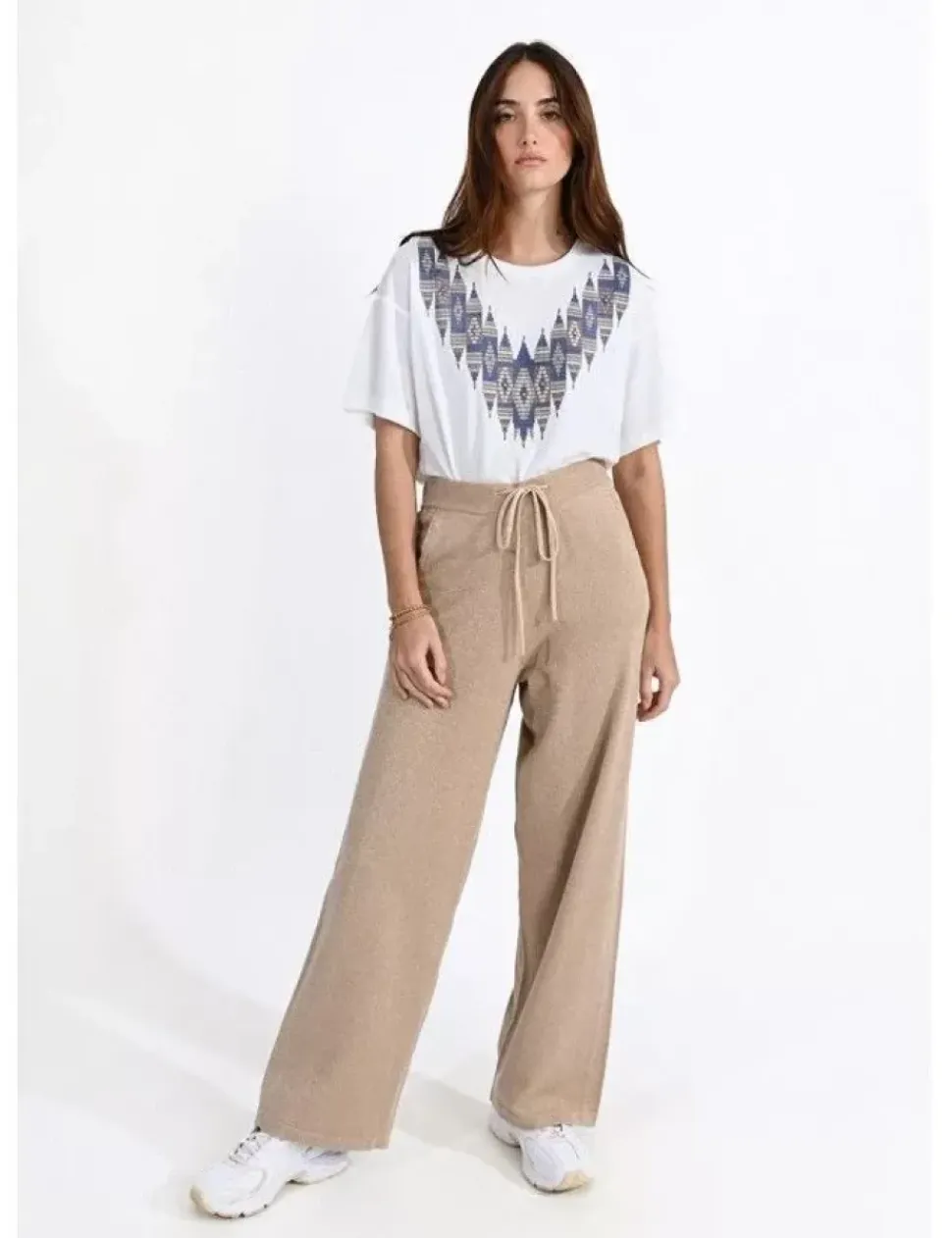 Knitted Pants with Lurex