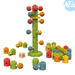 Ladybug Flower Tower Game