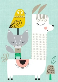 Lama and Friends Poster