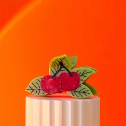 Large Cherries Hair Claw Clip