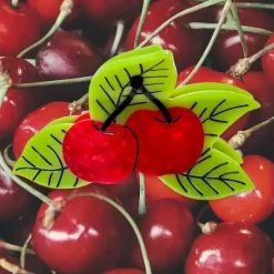 Large Cherries Hair Claw Clip