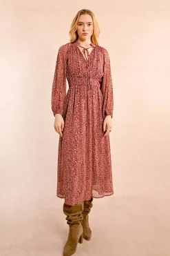 Leaf Printed Dress