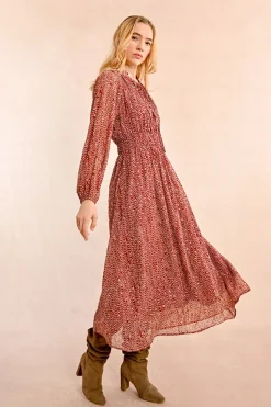 Leaf Printed Dress