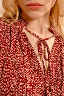 Leaf Printed Dress