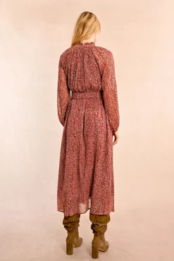 Leaf Printed Dress