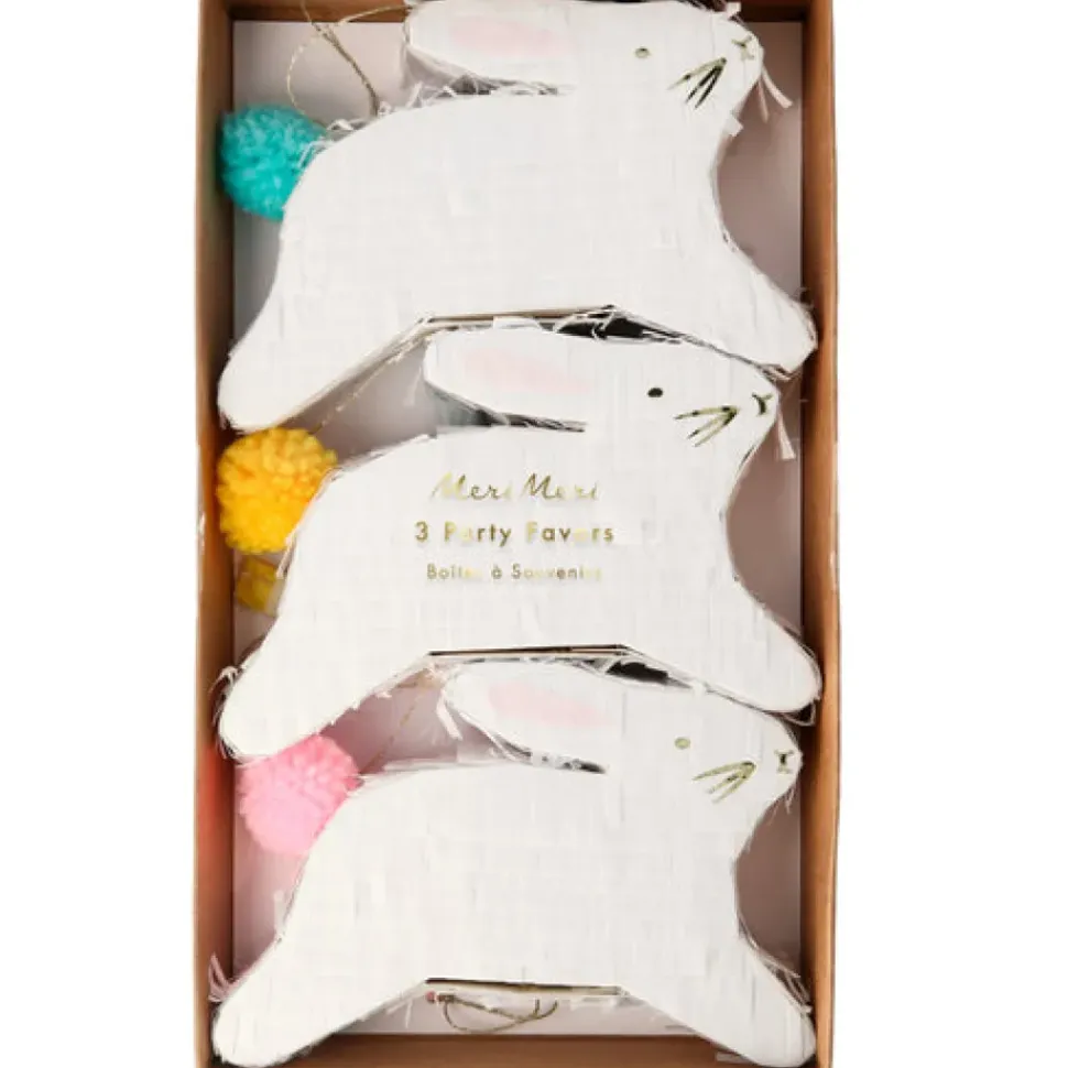 Leaping Bunny Piñata Favors (x 3)