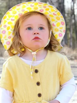 Lemons | Cotton Floppy Sun Hat