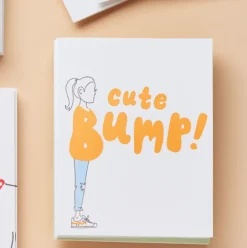 LETTERPRESS CARD – Cute Bump!