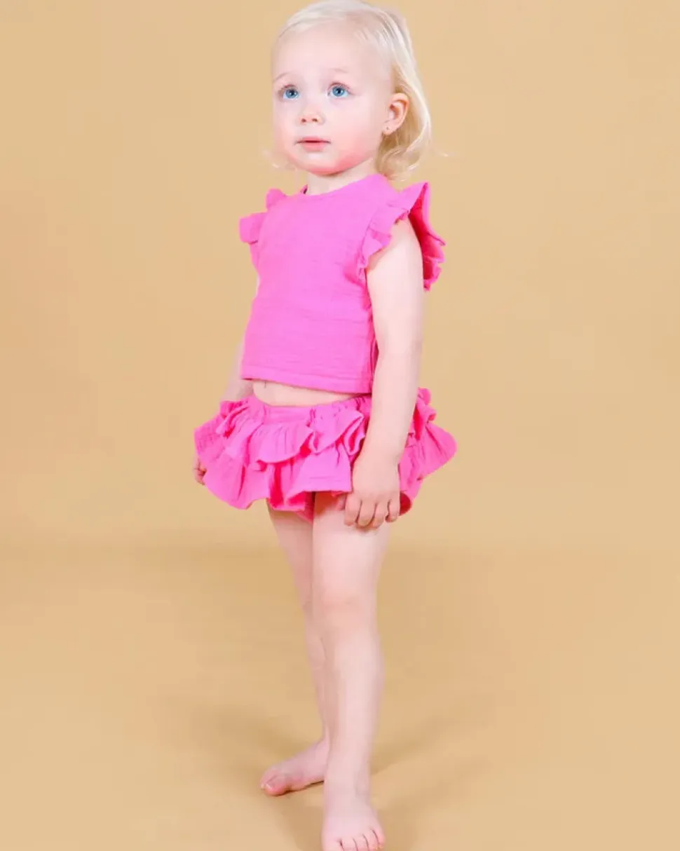 Linen Ruffle Set