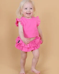 Linen Ruffle Set
