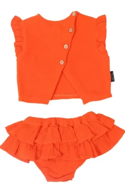 Linen Ruffle Set