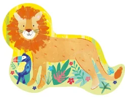 Lion 12pc Shaped Jigsaw with Shaped Box