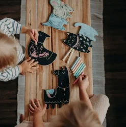 Llama Shaped Chalk Board / with Chalk
