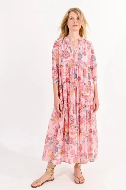 Long Floral Print Dress
