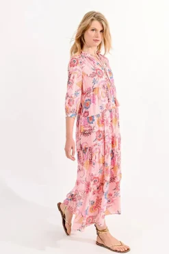 Long Floral Print Dress