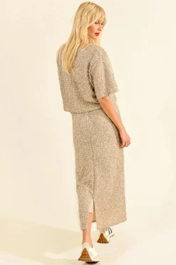 Long Sequin Skirt
