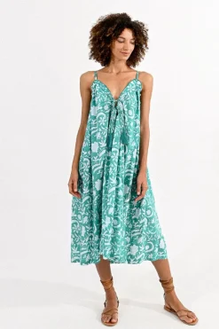 Loose Fit Floral Print Dress