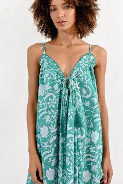 Loose Fit Floral Print Dress