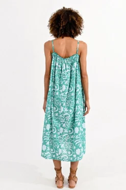 Loose Fit Floral Print Dress