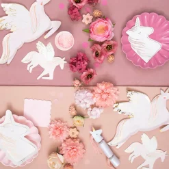 Magical Unicorn Plates (x8)
