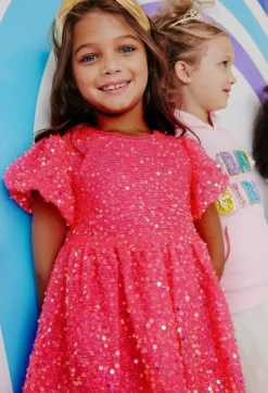 Margot Sequin Velour Dress