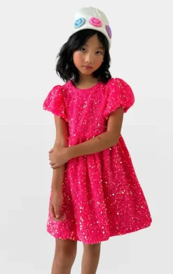Margot Sequin Velour Dress