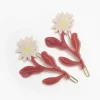 Marguerite Daisy Flower Barrette Set