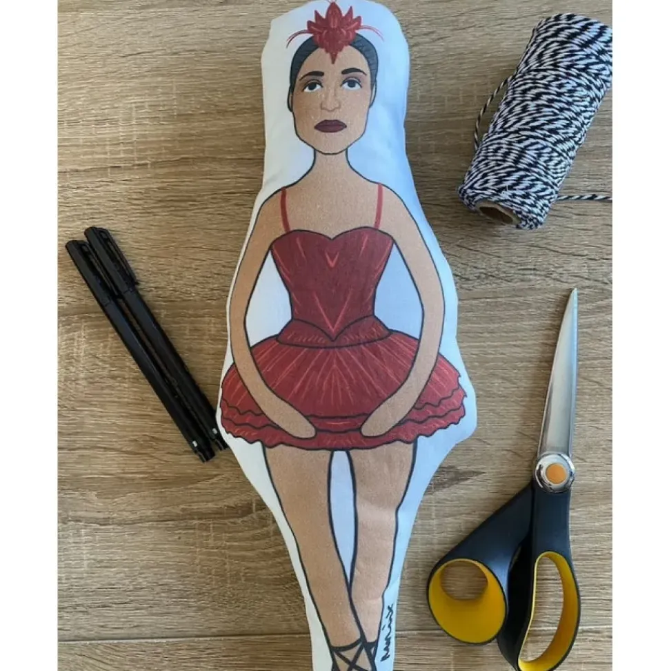 Maria Tallchief DIY Doll Fabric